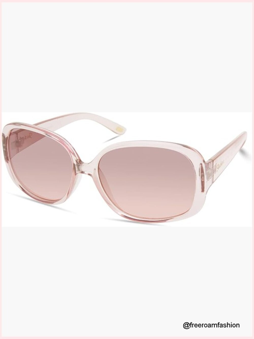 Square Frame Sunglasses with Gradient Lenses UV Protection